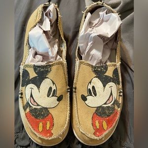 Disney x Crocs Mickey Mouse Canvas Slip On Shoes
